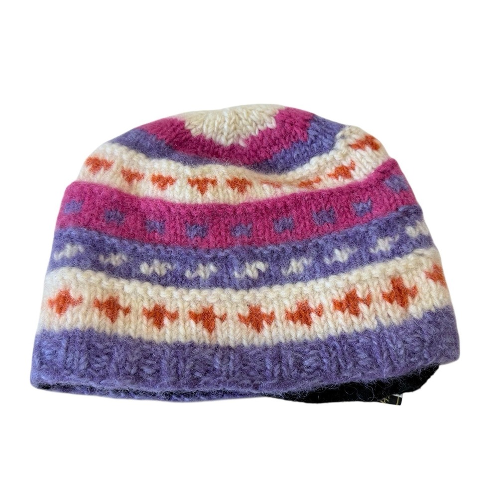 Toddler Girls Earth Ragz Multicolored‎ Wool Hat